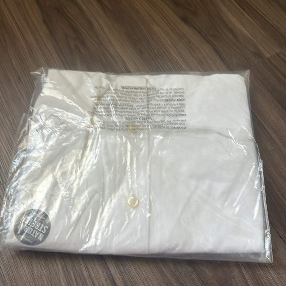 Izod Premium Stretch Button Down Dress Shirt White - Picture 3 of 3